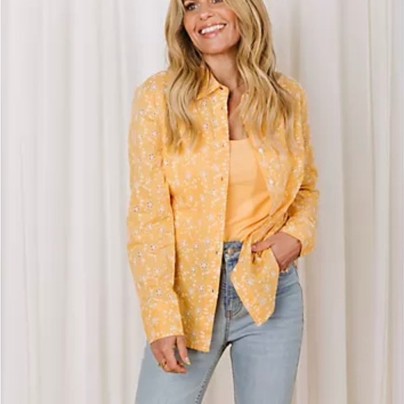 Candace Cameron Bure Regular Button-Front Eyelet Shirt 3X - Picture 3 of 8